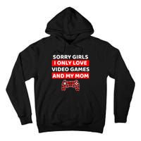 Valentines Day For Video Games Funny Gamer Tall Hoodie