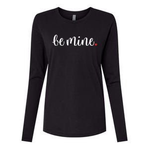 Valentines Day Funny Gift Be Mine Heart Gift Womens Cotton Relaxed Long Sleeve T-Shirt