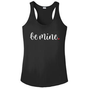 Valentines Day Funny Gift Be Mine Heart Gift Ladies PosiCharge Competitor Racerback Tank