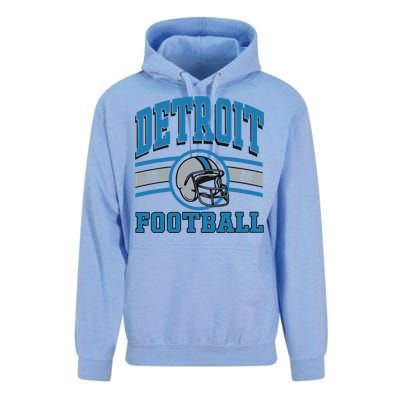 Vintage Detroit Football Unisex Surf Hoodie