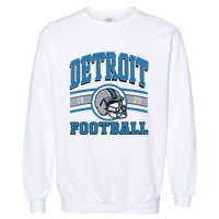 Vintage Detroit Football Garment-Dyed Sweatshirt