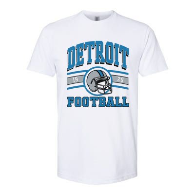 Vintage Detroit Football Softstyle® CVC T-Shirt