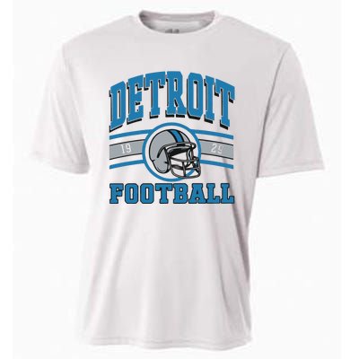 Vintage Detroit Football Cooling Performance Crew T-Shirt