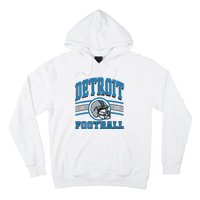 Vintage Detroit Football Hoodie