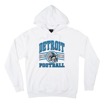 Vintage Detroit Football Hoodie