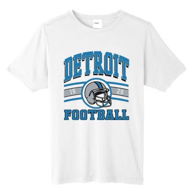 Vintage Detroit Football Tall Fusion ChromaSoft Performance T-Shirt