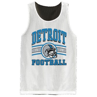 Vintage Detroit Football Mesh Reversible Basketball Jersey Tank