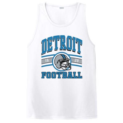 Vintage Detroit Football PosiCharge Competitor Tank