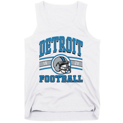 Vintage Detroit Football Tank Top