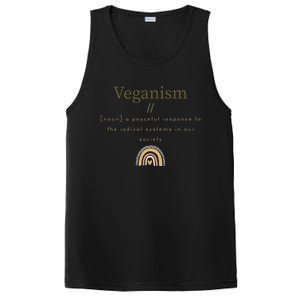 Veganism Definition For Passionte Vegans Veganism Activism Gift PosiCharge Competitor Tank