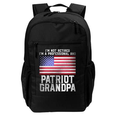 Veterans Day Funny Retiree Quote For Patriot Retired Grandpa Gift Backpack