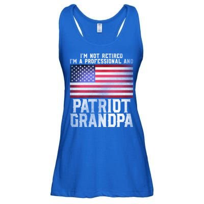Veterans Day Funny Retiree Quote For Patriot Retired Grandpa Gift Ladies Essential Flowy Tank