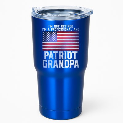 Veterans Day Funny Retiree Quote For Patriot Retired Grandpa Gift Tumbler