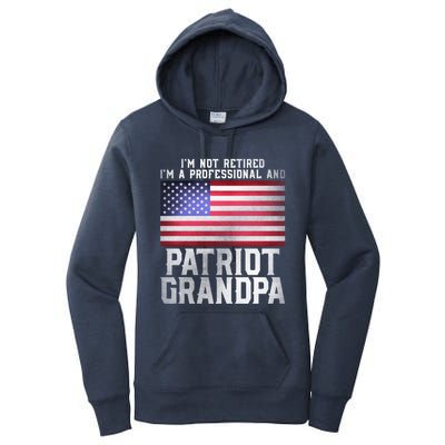 Veterans Day Funny Retiree Quote For Patriot Retired Grandpa Gift Women's Pullover Hoodie