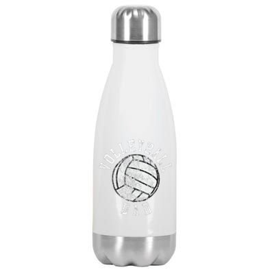 Volleyball Dad Father Beach Volleyball Player Father's Day Stainless Steel Insulated Water Bottle