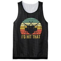 Vintage Drums Funny Percussion Lover Retro Drummer Gift Mesh Reversible Basketball Jersey Tank