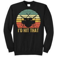 Vintage Drums Funny Percussion Lover Retro Drummer Gift Tall Sweatshirt