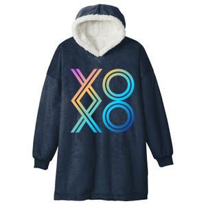 Valentines Day Great Gift Cool Gift Hugs And Kisses Xoxo Gift Hooded Wearable Blanket