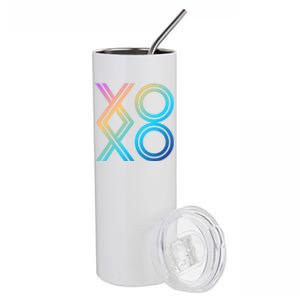 Valentines Day Great Gift Cool Gift Hugs And Kisses Xoxo Gift Stainless Steel Tumbler