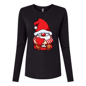 Valentines Day Gnome Love Funny Gift Womens Cotton Relaxed Long Sleeve T-Shirt