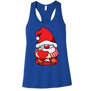 Valentines Day Gnome Love Funny Gift Women's Racerback Tank