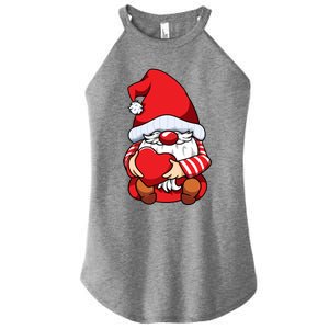 Valentines Day Gnome Love Funny Gift Women's Perfect Tri Rocker Tank