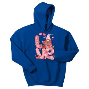 Valentines Day Gnome Love Gnome Gift Kids Hoodie