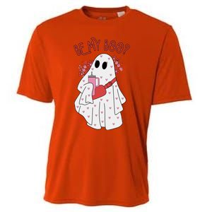 Valentines Day Ghost Be My Boo Cute Ghost Halloween Great Gift Cooling Performance Crew T-Shirt