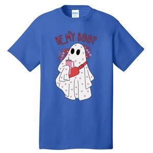 Valentines Day Ghost Be My Boo Cute Ghost Halloween Great Gift Tall T-Shirt