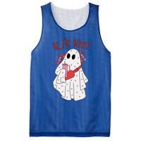 Valentines Day Ghost Be My Boo Cute Ghost Halloween Great Gift Mesh Reversible Basketball Jersey Tank