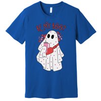 Valentines Day Ghost Be My Boo Cute Ghost Halloween Great Gift Premium T-Shirt