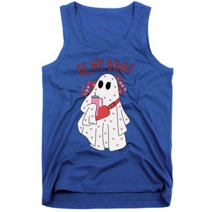 Valentines Day Ghost Be My Boo Cute Ghost Halloween Great Gift Tank Top