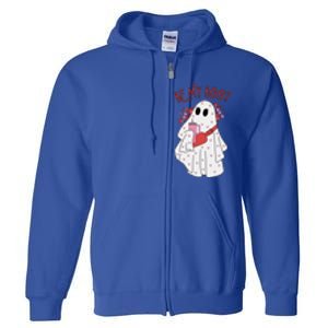 Valentines Day Ghost Be My Boo Cute Ghost Halloween Great Gift Full Zip Hoodie