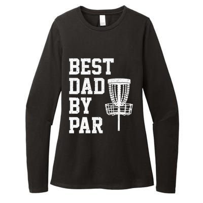 Vintage Disc Golf Dad Gift Best Dad By Par Disk Golf Womens CVC Long Sleeve Shirt