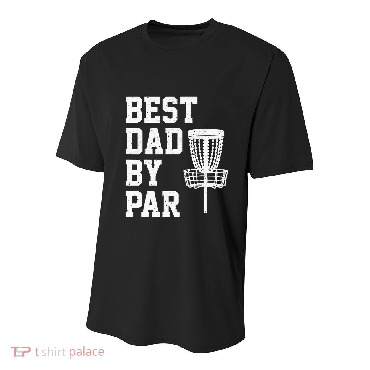 Vintage Disc Golf Dad Gift Best Dad By Par Disk Golf Youth Performance Sprint T-Shirt