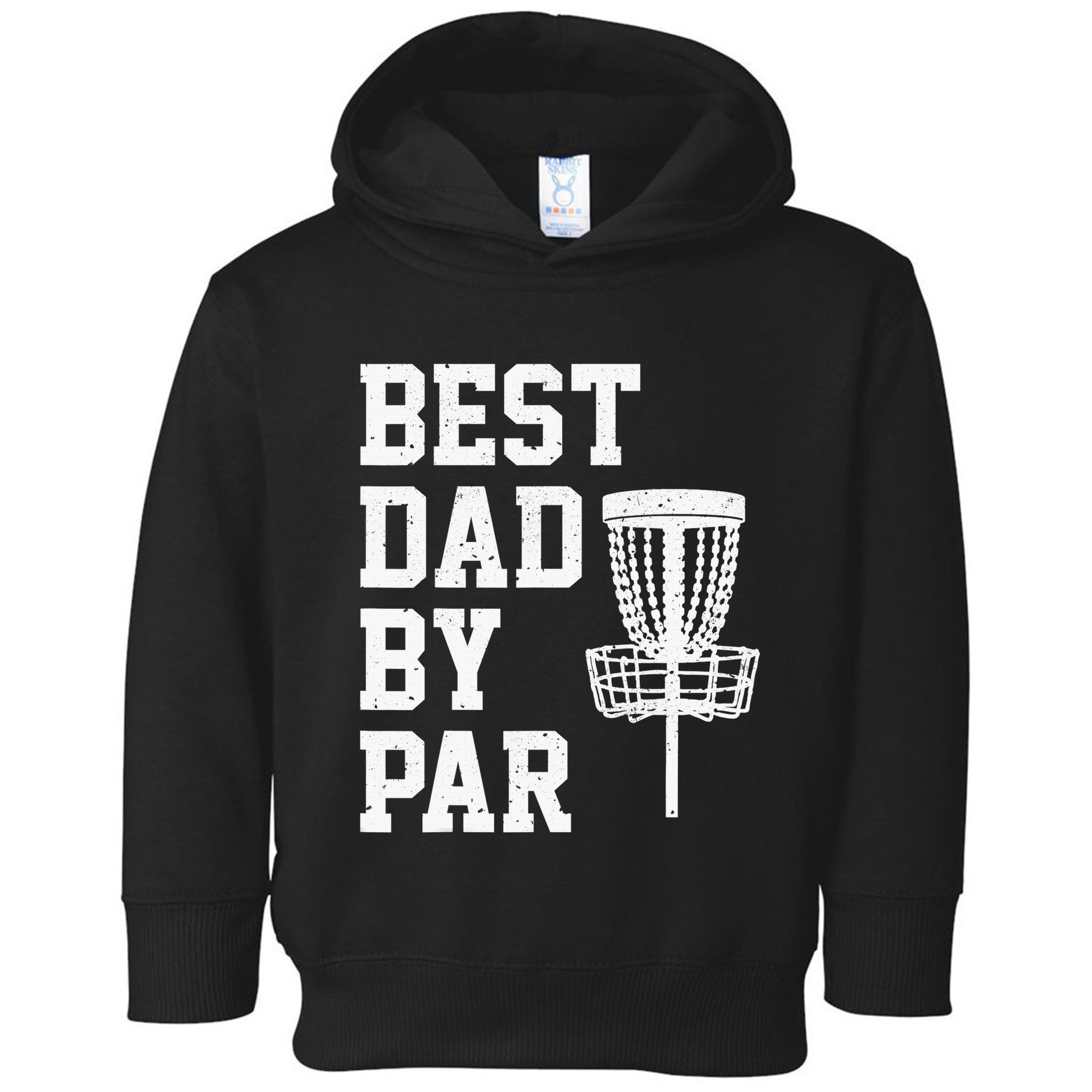 Vintage Disc Golf Dad Gift Best Dad By Par Disk Golf Toddler Hoodie