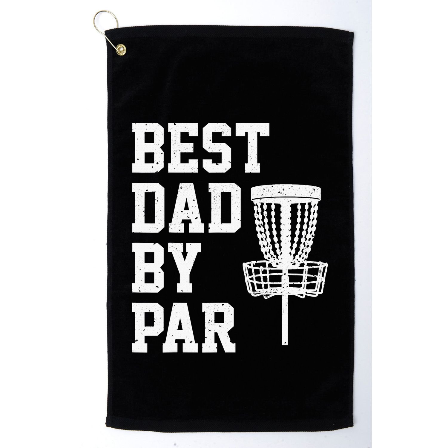 Vintage Disc Golf Dad Gift Best Dad By Par Disk Golf Golf Towel