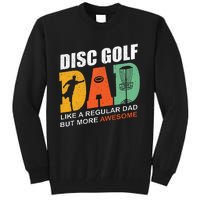 Vintage Disc Golf Dad Funny Saying Disc Golfing Fathers Day Tall Sweatshirt