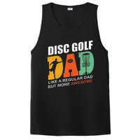 Vintage Disc Golf Dad Funny Saying Disc Golfing Fathers Day PosiCharge Competitor Tank