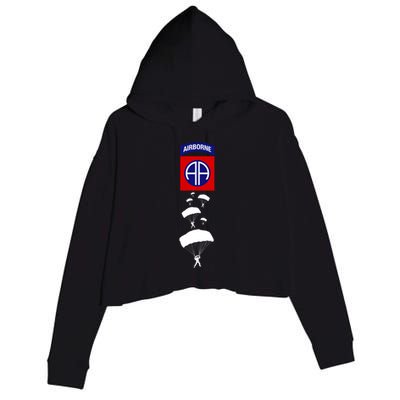 Veteran Day Gift Crop Fleece Hoodie