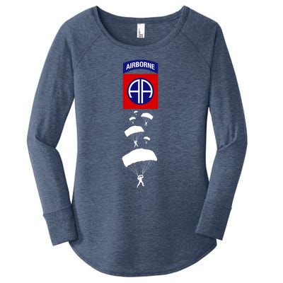 Veteran Day Gift Women's Perfect Tri Tunic Long Sleeve Shirt