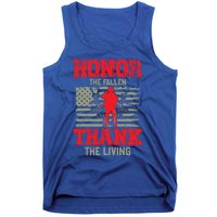 Veterans Day Gift Honor The Fallen Thank The Living Gift American Gift Tank Top