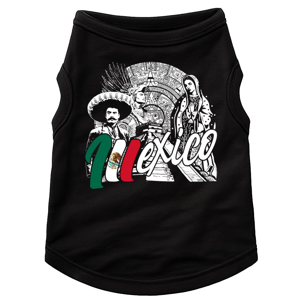 Virgen De Guadalupe And History Gift Doggie Tank