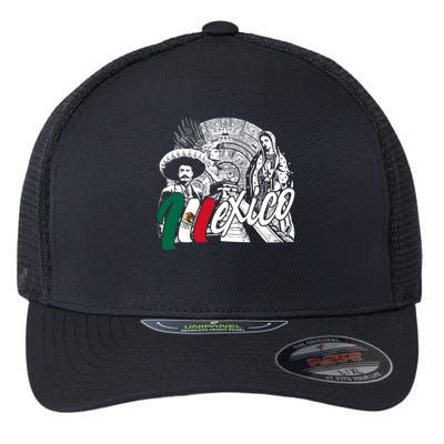 Virgen De Guadalupe And History Gift Flexfit Unipanel Trucker Cap