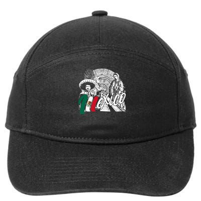 Virgen De Guadalupe And History Gift 7-Panel Snapback Hat