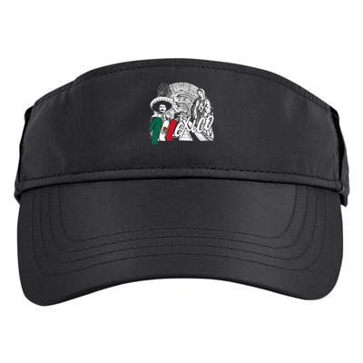 Virgen De Guadalupe And History Gift Adult Drive Performance Visor