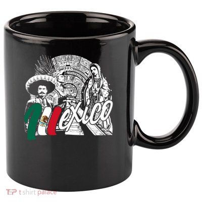 Virgen De Guadalupe And History Gift 11oz C Handle Ceramic Mug