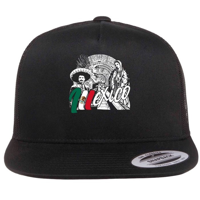 Virgen De Guadalupe And History Gift Flatbill Hat