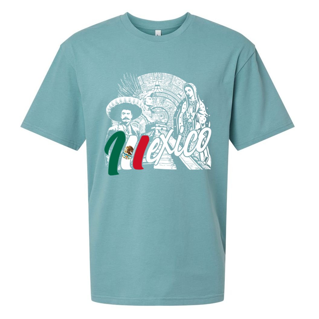 Virgen De Guadalupe And History Gift Sueded Cloud Jersey T-Shirt