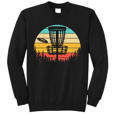 Vintage Disc Golf Frolf Retro Frisbee Disc Golfer Sweatshirt